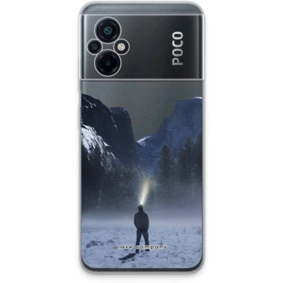 Afbeelding van Case Company® hoesje geschikt voor Xiaomi Poco M5 Wanderlust Soft Cover Telefoonhoesje Bescherming aan alle Kanten en Schermrand