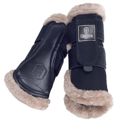 Afbeelding van Eskadron Dressage Boots Heritage Mesh FauxFur Navy XL