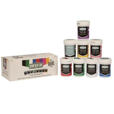 Afbeelding van BrandNewCake Kleurstof Gel Assortiment (8x 35gr)