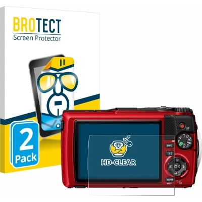 Afbeelding van BROTECT Screenprotector voor Olympus OM System Tough TG 7 Folie Beschermfolie transparant (2 Stuks)