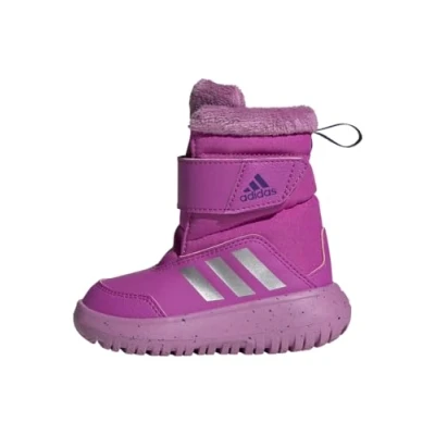 Afbeelding van adidas Performance Winterplay Unisex Snowboots voor kinderen, Maat: 25, purple burst/silver metallic/preloved Textiel/ synthetisch