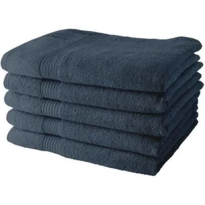 Image de Lot de 5 Draps Bain TODAY 70x130 cm 100% Coton Denim