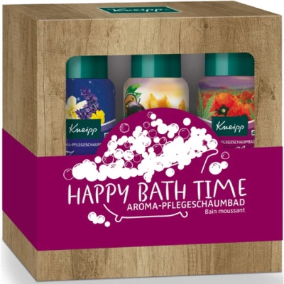 Afbeelding van Kneipp Geschenkverpakking Happy Bath Time 3X 100 ml verzorgend badschuim