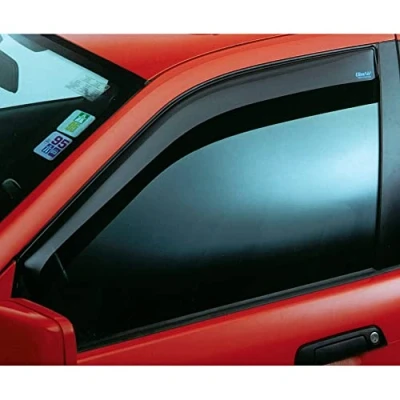 Afbeelding van ClimAir CLS003P0224D Zijwindscherm Voertuigportier, Ruitsparing, Voor zwart