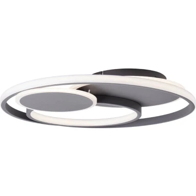 Afbeelding van Brilliant G99371/22 Runda LED plafondlamp vast ingebouwd 51.5 W Grijs (mat)