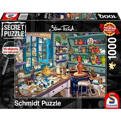 Image de Puzzle Schmidt Steve Read : Studio d&#039;artiste, 1000 pièces