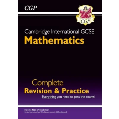 Afbeelding van CGP Cambridge IGCSE New International GCSE Maths Complete Revision &amp; Practice: Core Extended (inc Online Ed): for the 2024 and 2025 exams