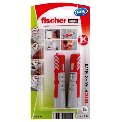 Afbeelding van Fischer Plug Duopower 14x70mm 2 stuks