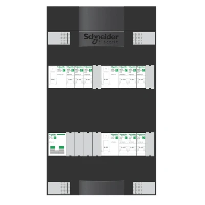 Afbeelding van Groepenkast 1 fase 9 Groepen (3+3+3) 3 Aardlek (ALS) Advanced/Resi9 Schneider Electric ADV1B309A