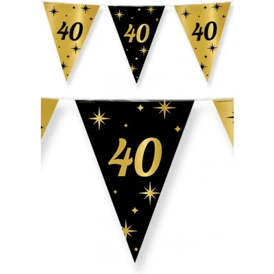 Afbeelding van Vlaggenlijn Slinger 40 jaar Classy 10 meter