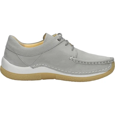 Afbeelding van Wolky Veterschoenen Celebration lichtgrijs nubuck