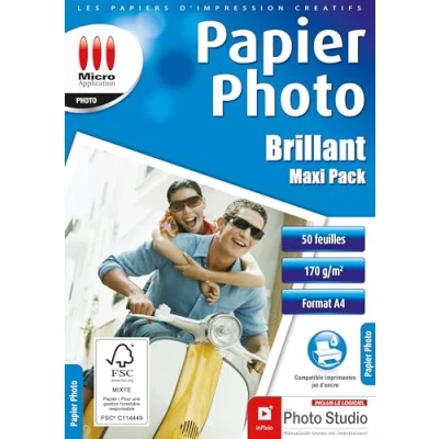 Afbeelding van Micro Photo Paper Application eco pack glanzend fotopapier A4 50 vellen