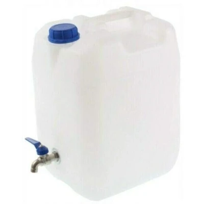 Afbeelding van POKM Toolsmarket GmbH Waterreservoir, kraan, drinkwaterjerrycan, jerrycan, 20 liter