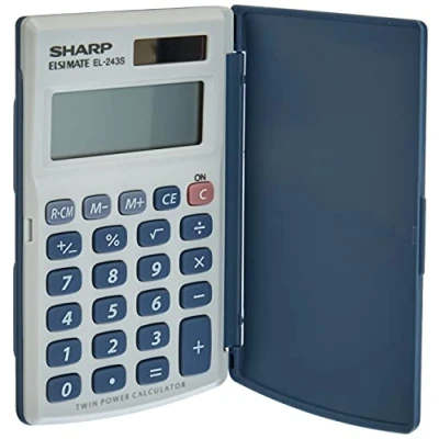 Afbeelding van Sharp zakrekenmachine EL 243S