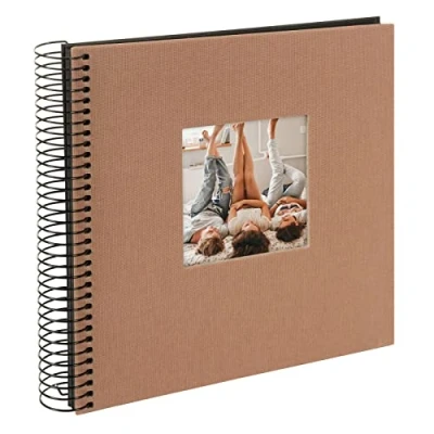 Afbeelding van Goldbuch Spiraal fotoalbum Bella Vista Hazelnoot 20x20 cm