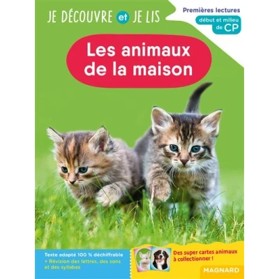 Image de je découvre et lis CP Les animaux de la maison