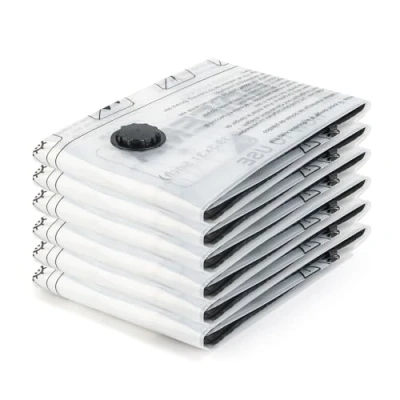 Afbeelding van GRIFEMA GH83 8 Set van 6 herbruikbare vacuümzakken voor dekens, dekbedden, kleding, seizoensgebonden kleding en reisbagage opslag 100 x 80 cm