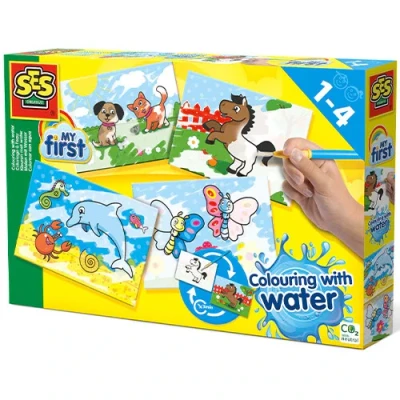 Afbeelding van Ses creative magische kleurplaten 4st