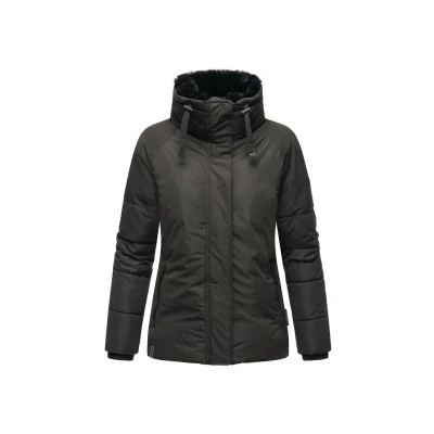 Afbeelding van Navahoo Frostii Gewatteerde jas, Dames, Maat: Small, Black
