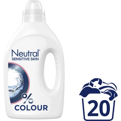 Afbeelding van Neutral Vloeibaar Wasmiddel Kleur 20 Wasbeurten 1 liter