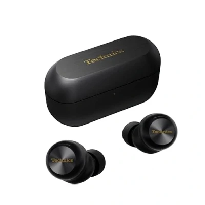 Afbeelding van Technics EAH AZ100E K Écouteurs sans fil avec suppression du bruit, Bluetooth multipoint, mise au point vocale AI, écouteurs intra auriculaires confortables, noir