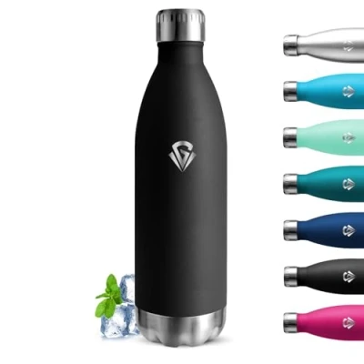 Afbeelding van Grsta Geïsoleerde fles voor koude of warme dranken, vacuüm geïsoleerd, thermosfles kamperen, wandelen, yoga