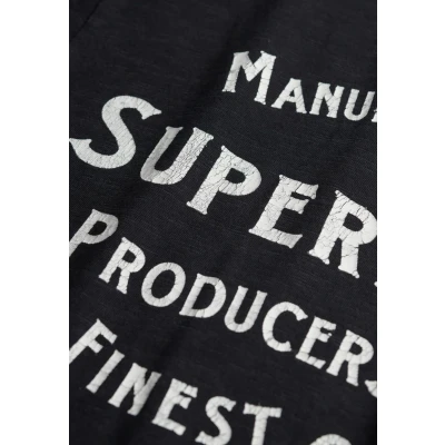 Afbeelding van Superdry Copper Label Tshirt print, Heren, Maat: XL, Washed black
