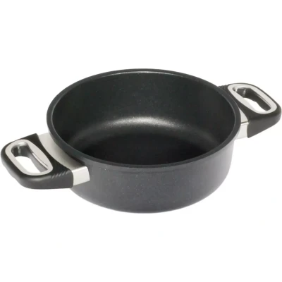 Afbeelding van AMT Gastroguss Braadpan 20 cm Veelzijdig koken Non stick coating Ovenbestendig tot 240C Energiezuinig