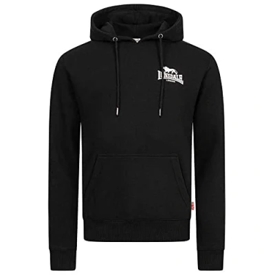 Afbeelding van Lonsdale Hoodie Claughton Kapuzensweatshirt schmale Passform Black M