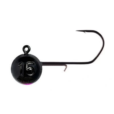 Afbeelding van Monkey Lures Hook 1/0 Black 12g Loodkop (3 stuks) Loodkoppen