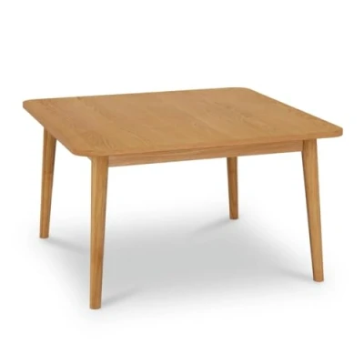 Afbeelding van Salontafel Naturel Oil Eiken Fineer 90x90x52 cm Nyborg Giga Meubel