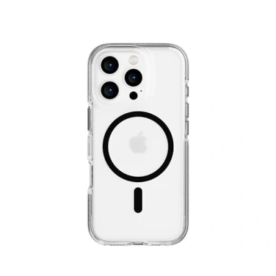Image de Tech21 Evo Crystal Coque de protection pour téléphone portable compatibilité avec MagSafe clair, noir
