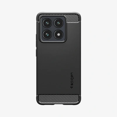 Afbeelding van Spigen Rugged Armor beschermhoes compatibel met Xiaomi 14T [koolstofvezel] mat zwart