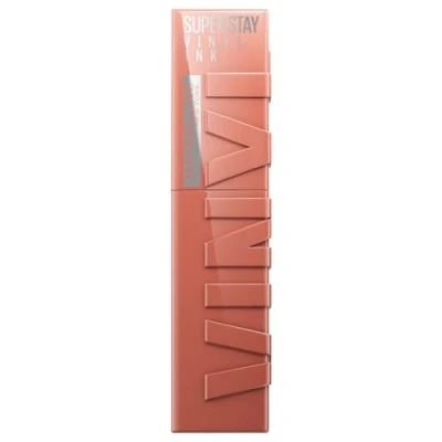 Image de Maybelline New York Rouge à Lèvres Liquide Effet Vinyl Brillant Longue Tenue SuperStay Ink Nude Shock Teinte : Golden(105)