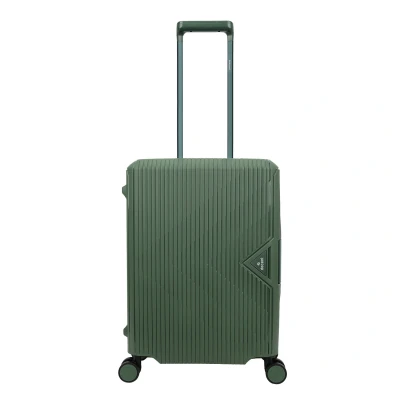 Afbeelding van Decent Handbagage koffer / Trolley 55 x 40 20 cm Smart Groen