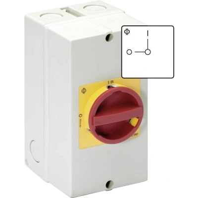 Afbeelding van Kraus &amp; Naimer KG20B.T206/40.KL11V Reparatieschakelaar Uitschakelbaar 25 A 1 x 90 Rood, Geel stuk(s)