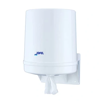 Afbeelding van Jofel Classic Papieren Servet Ronde Dispenser, Wit