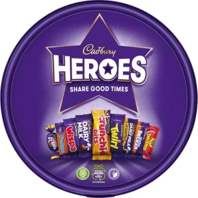 Afbeelding van Cadbury Heroes Chocolate Tub, 660 g