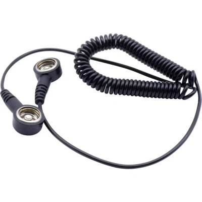 Afbeelding van Quadrios ESD aardingskabel 1.80 m Drukknop 10 mm