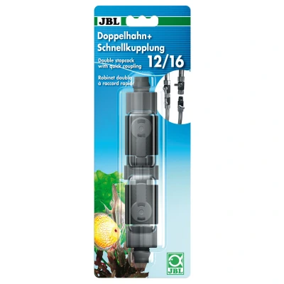 Afbeelding van Jbl Dubbele Kraan Met Snelkoppeling Filters 12/16 mm