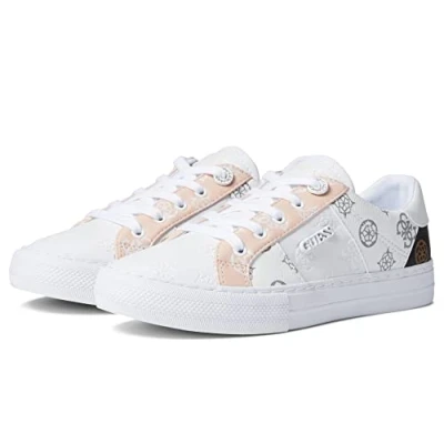 Image de Guess Baskets Loven3 pour femme, pointure 10 M US, Blanc Rose 680, 36.5 EU