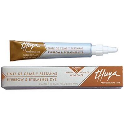 Afbeelding van Thuya Tinctuur voor wimpers en wenkbrauwen met keratine, aloë arga, 15 ml, lichtbruin (1 stuk)