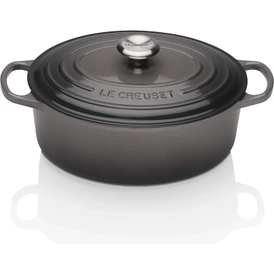 Afbeelding van Le Creuset Braadpan Ovaal Signature Flint ø 29 cm / 4.7 Liter