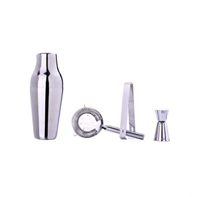 Afbeelding van Laguiole Cocktail set 4 Delig RVS Cocktailshaker