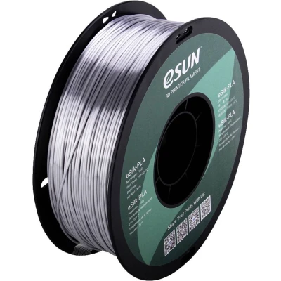 Afbeelding van ESUN ePLA Silk Silver Filament PLA kunststof 1.75 mm 1 kg Zilver (metallic)