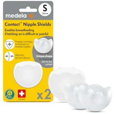 Afbeelding van Medela Tepelhoedje Maat S 2 stuks