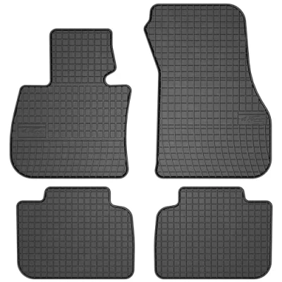 Afbeelding van M MOTOS Rubberen vloermat voor BMW X1 F48 2015 2022, verbeter je reiscomfort met de zwarte antislip mat auto, alle weersomstandigheden, bescherming tegen vuil