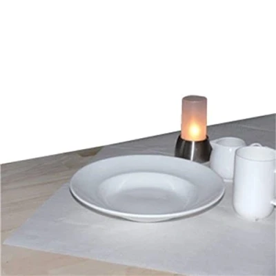 Afbeelding van Papieren Tafelkleed Wit 90x90cm Tork U215
