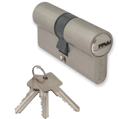 Afbeelding van Cilinder nikkel 30x30 met 3 sleutels