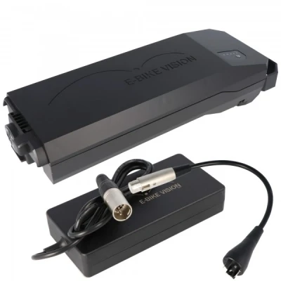 Afbeelding van Bagagedrager Power Pack e bike accu lite incl. Oplader precies passend voor het Bosch Active and Performance aandrijfsysteem 10 Ah 360 Wh slecht...